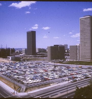 New Bunker Hill near 1st Street and Grand Avenue