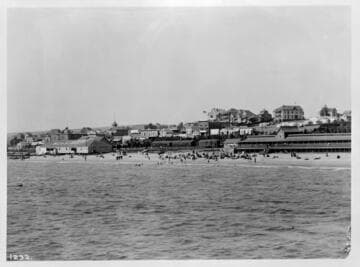 Redondo Beach North from wharf, 1903