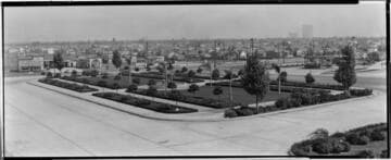 Plaza, Leimert Park, Los Angeles. 1929