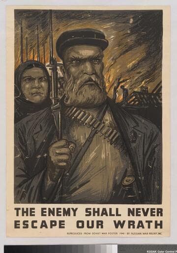 The enemy shall never escape our wrath