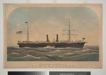 Pacific Mail Steam Ship Company's Steamer San Francisco