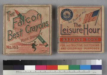 The Falcon Best Crayons with Color Book