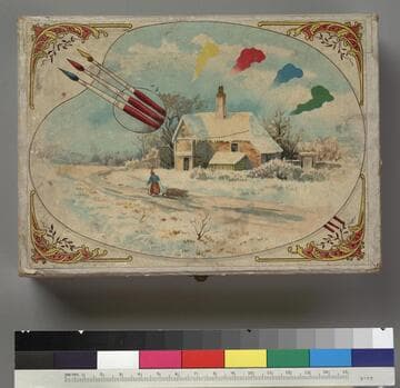 Boxed painting set, circa 1915