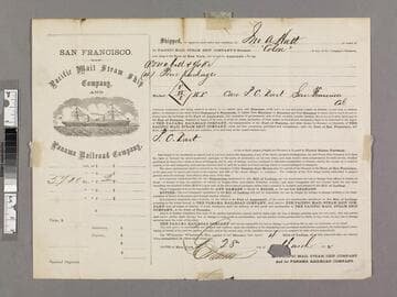 Bill of Lading : Steamship Colon