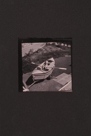 Martin Littons' dory type of skiff built in Oregon. Shown nested in Reilly's hull