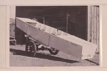 Norman Nevills' boat used on San Juan River trip in 1936