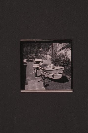 Martin Littons' dory type of skiff built in Oregon. Shown nested in Reilly's hull