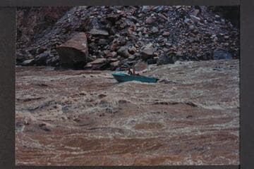 Harris-Brennan boat in lower end of 22. Sliced Boulder at right