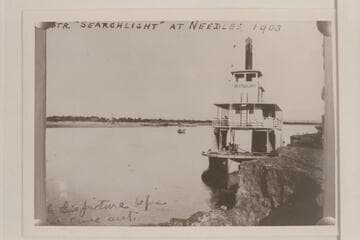 Steamer "Searchlight" at Needles