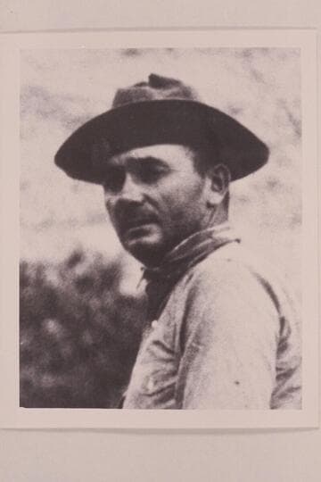 Kelly Trimble, chief of party, USGS survey of the San Juan River in 1921. Taken in Glen Canyon