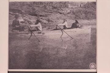 Special Crew of "The Marie." Hislop; Ballard; Travers; and Hogue