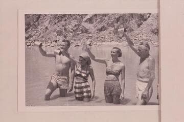 Left to right: Gaylord Staveley, Maria Springer, Peggy Entz and Herman Resseger