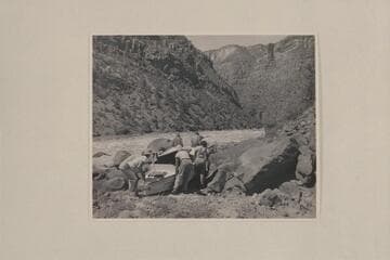 Portage of Hell's Half Mile; "Mexican Hat II"