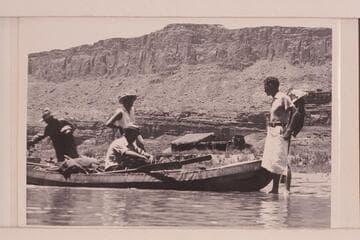 An abandoned cabin just below Hite: Birney, Shoemaker, Steward and Hughes