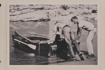 San Juan punt used by Griffith and Gifford in 1948, June