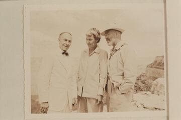 Emery Kolb, Margaret Marston, Dock Marston at South Rim