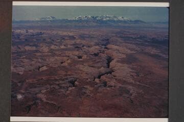 Southwest to Henry Mountains from 20 miles east of Handsville