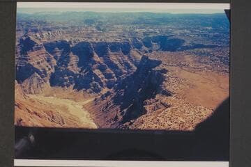 Palmer Canyon--tributary to Cataract Canyon at Mile 195 1/2. Bowdie Point on the right
