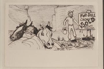 Masland contrives to stay warm in Navajo Canyon while Dock Marston puts an end to his sale of lots.  Tom Dayl's version of the episode of the midnight visit of the horses into camp