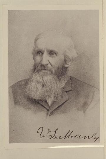 William Lewis Manly. Manly led a party from near Green River, Wyoming, to Gunnisons Crossing