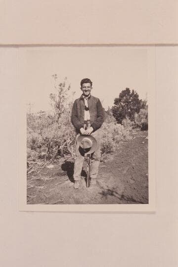 Michael Harrison near Bass Trail in the 1920's