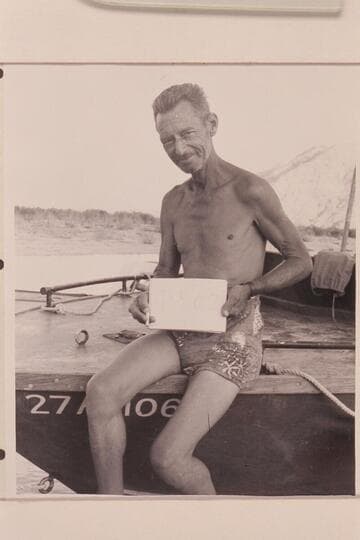 Herb Hirst; Sandy Point.  He was the sript man and assistant to the director of the Disney crew, which completed a traverse of the Grand Canyon in 1959, June