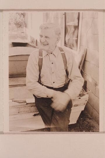 Bert Loper at his home in Greenriver