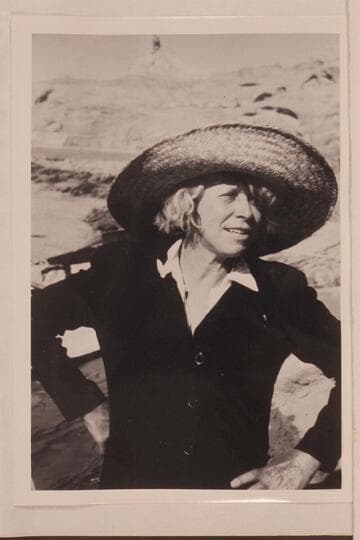 Helen Kendall. In Glen Canyon