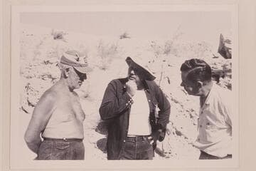 Dock Marston; Bill Belknap; Chuck Richey. Sandy Point on Lake Mead