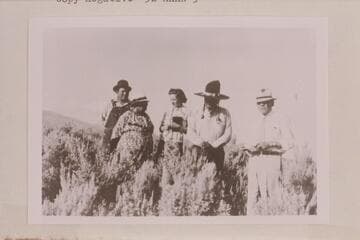 Pamp Harris, son of Mary Reed Harris. Mary Reed Harris, daughter of grand-daughter of Jim Reed. Afton Harrisa, a reporter. Nahnanh (Tecumseh, the guide). Charles Reed. Fort Winty; Fort Uintah; Fort Robidoux