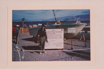 Dock and the "Dock."  Lake Mead