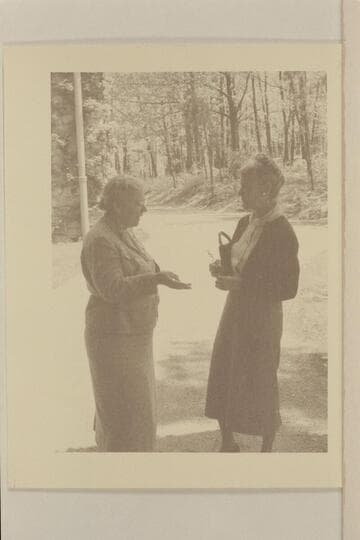 Gin Masland and Margaret Marston. Kings Gap