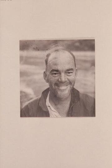 V. R. "Brick" Mortenson.  At camp above Vulcan Rapid before climbing out to Tuweep