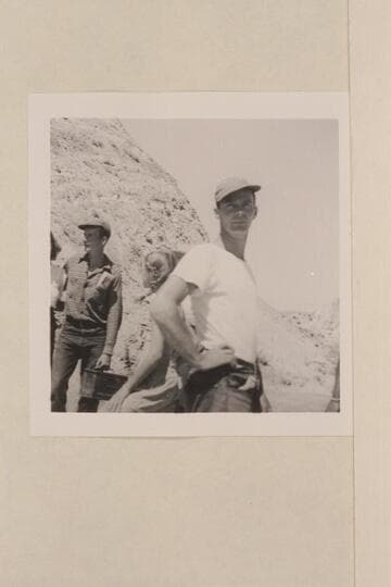 Norm Nevills; upper Green River. Kent Frost in background