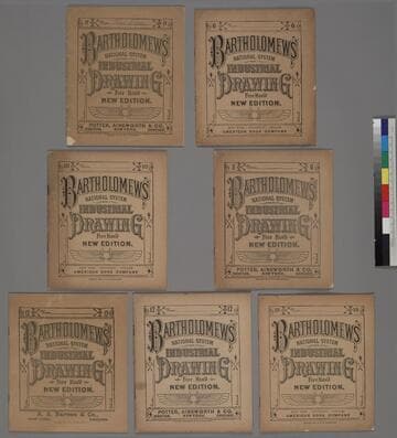 Bartholomew's National System of Industrial Drawing, Free Hand, New Edition, Nos. 6, 6, 10, 11, 12, 12, 13