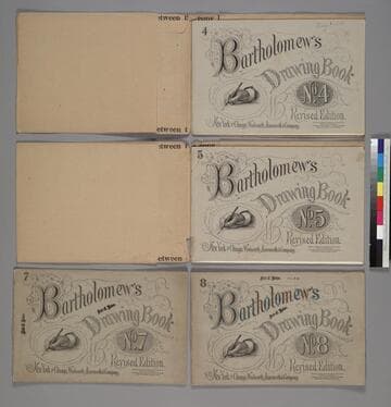 Bartholomew's Drawing Book, Revised Edition, Nos. 4, 5, 7, 8