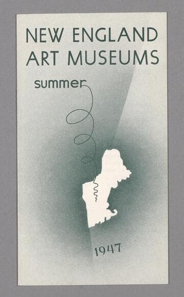 New England Art Museums, Summer 1947