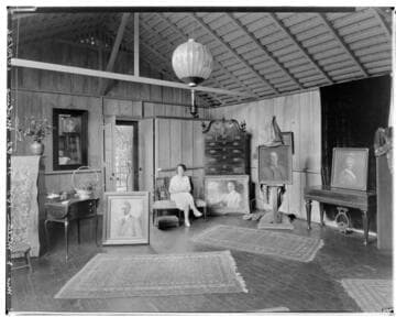 Artist's studio, 182 North El Molino, Pasadena. 1926