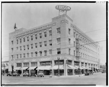 Edison building, Main Street, Alhambra. 1928