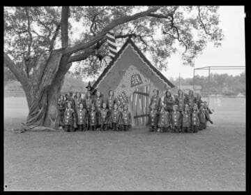Festival rehearsal, Polytechnic Elementary School, 1030 East California, Pasadena. April 27, 1940
