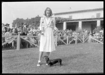 Pet show, Polytechnic Elementary School, 1030 East California, Pasadena. June 1939