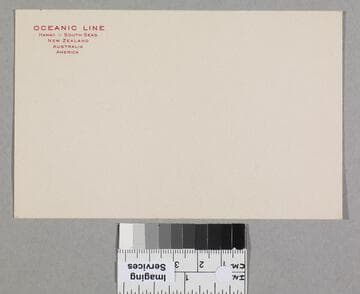 Card with letterhead