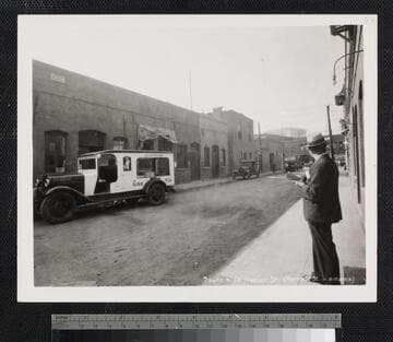 South side Napier St. (Alameda St. in distance)