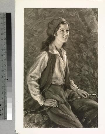"Virginia" painted by Count Tamburin