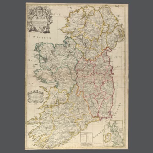 Map of Ireland 1712