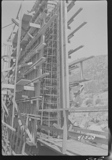 Big Creek Powerhouse #4 - Close-up I.B. Pier #1