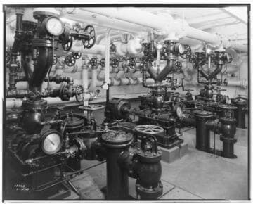 Long Beach Steam Station, Plant #3 - Fuel oil pump room