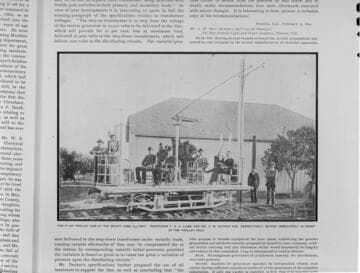 A.W. Decker and T.S.C. Lowe at the Altadena Junction, 1892