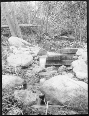 Wier on East branch of Deer Creek