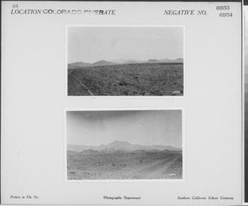 Colorado River - Desert scenery